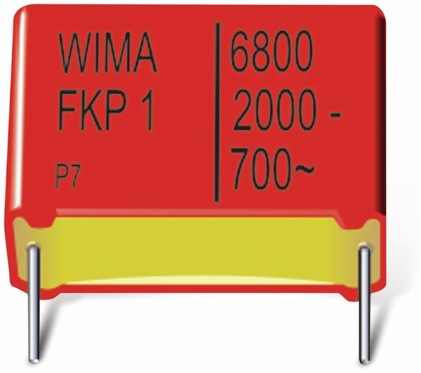 WIMA Folienkondensator, FKP1R012204B00JSSD, 2200PF, 1250V