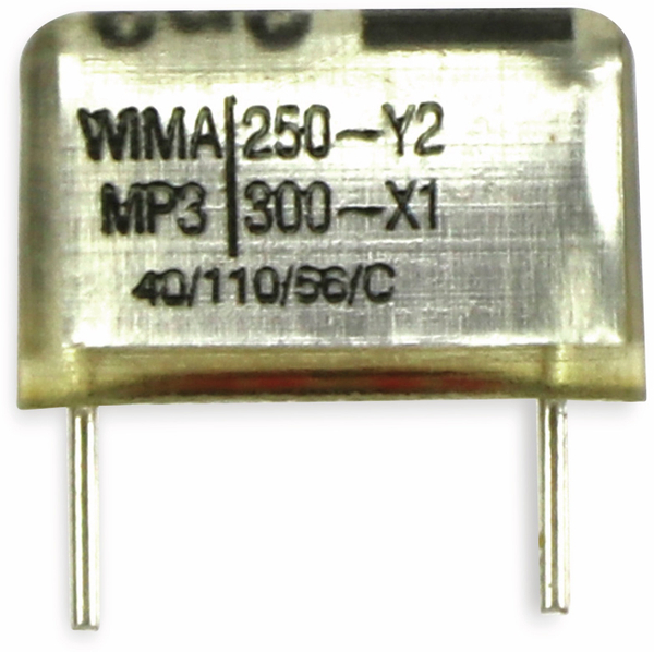 Folienkondensator WIMA MP3Y2, 2,2 nF, 250 V~