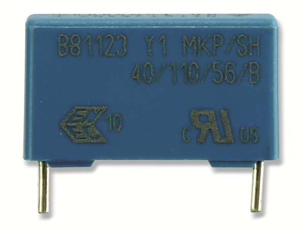 EPCOS Funkentstörkondensator B81123C1102M, 1 nF, 500 V~ - Produktbild 2