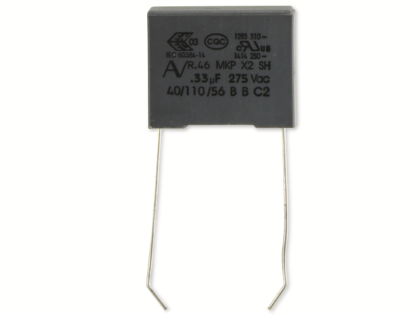 MKP-Entstörkondensator 0,33 µF/275 V~