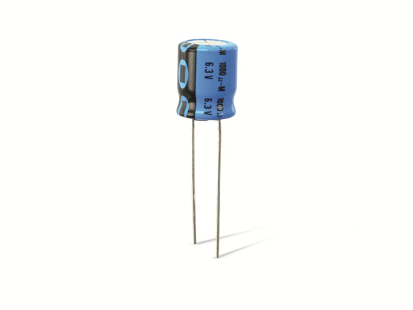 Miniatur-Elkos, 1000 µF/6,3 V, 10 Stück