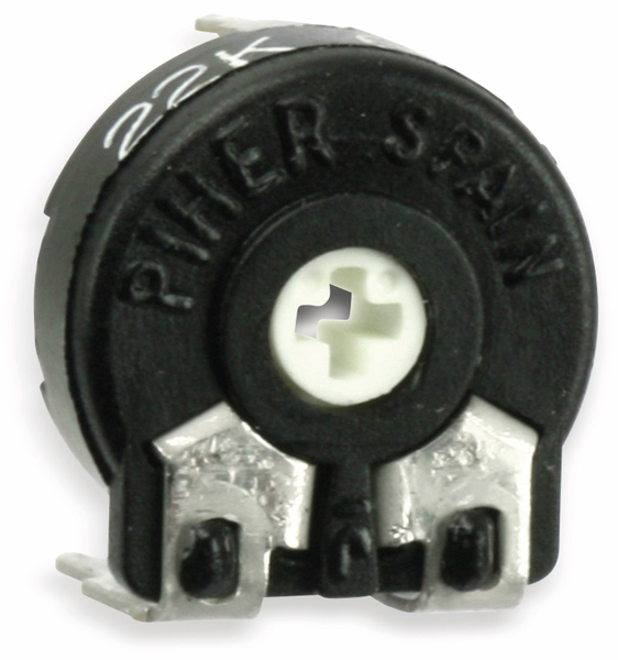 Piher Potentiometer PT10KV10, 10 mm, 22 K, lin, 0,15 W - Produktbild 2