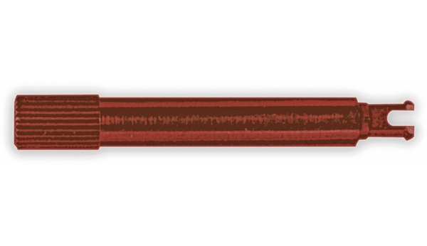 PIHER Steckachse, 12mm, rot