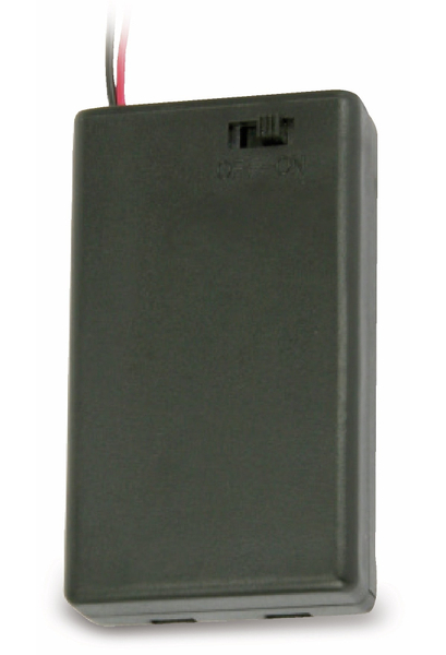 GOOBAY Batteriehalter mit Schalter