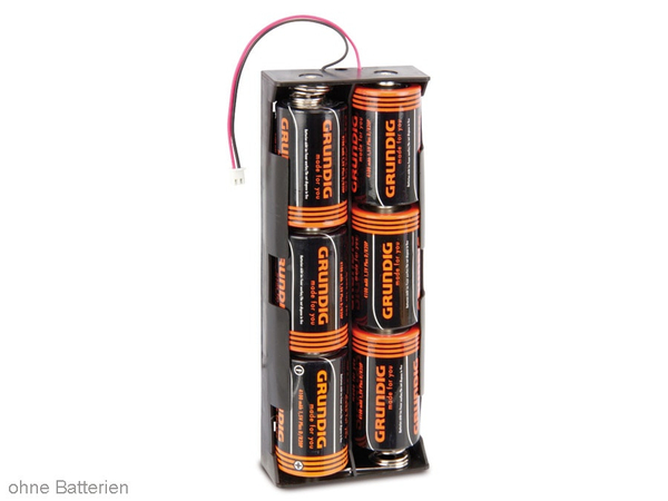 Batteriehalter, 6x Mono, Anschlusslitzen - Produktbild 2