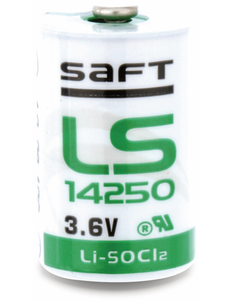 SAFT Lithium-Batterie LS14250, 1/2AA