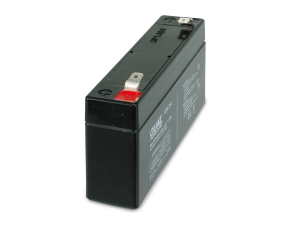 QUATPOWER Blei-Akkumulator LB1.2-6, 6 V-/1,2 Ah - Produktbild 2