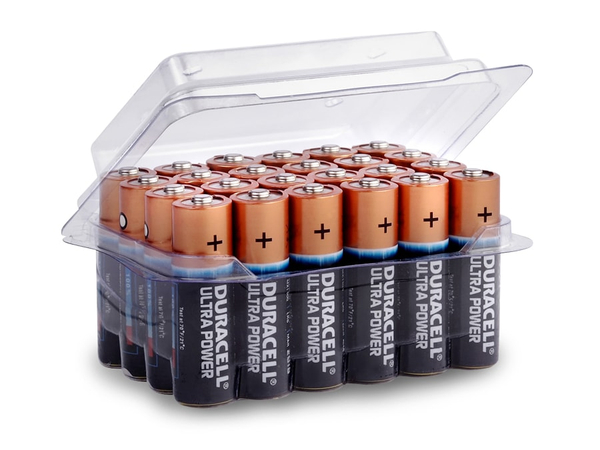 DURACELL ULTRA POWER Mignon-Batterieset, 24 Stück
