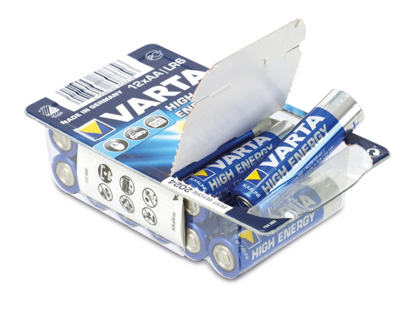 VARTA Mignon-Batterie HIGH ENERGY, 12er Box - Produktbild 2