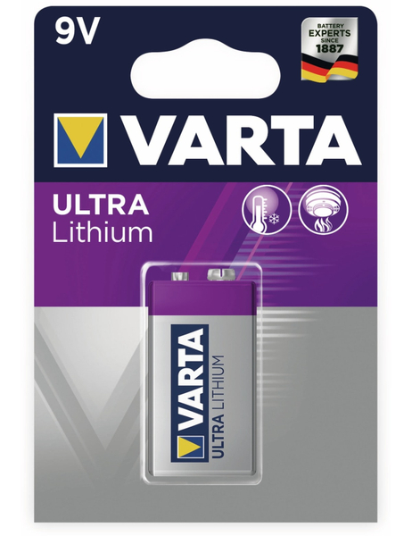 VARTA Lithium 9V-Block ULTRA - Produktbild 2