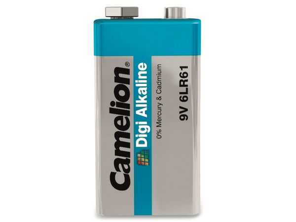 CAMELION 9V-Blockbatterie,Digi-Alkaline, 6LR61, 1 Stück