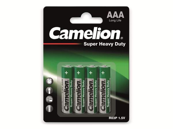 CAMELION Micro-Batterie, Super Heavy Duty 4 Stück