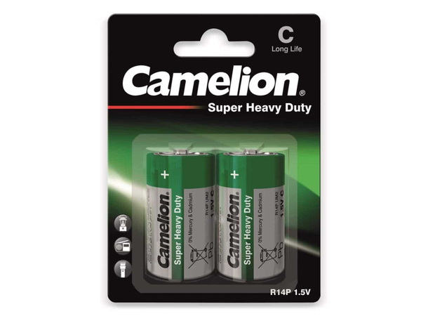 CAMELION Baby-Batterie Super Heavy Duty 2 Stück