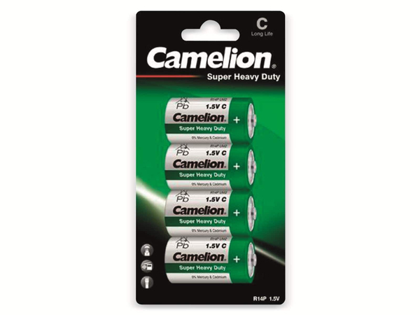 CAMELION Baby-Batterie Super Heavy Duty 4 Stück