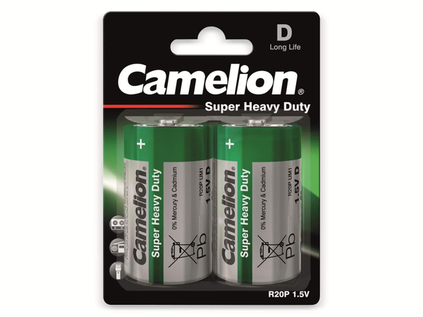 CAMELION Mono-Batterie Super Heavy Duty 2 Stück