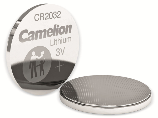CAMELION Knopfzelle, CR2032, Lithium, 3 V, 220mAh, 5 St.