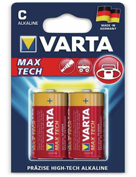 VARTA Baby-Batterie, LONGLIFE, Max Power, 2St.
