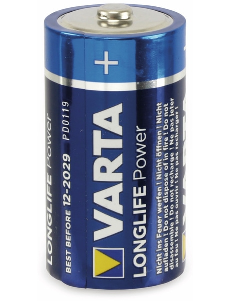 VARTA Baby-Batterie, LONGLIFE, Power, 1St.