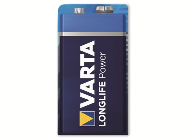 VARTA 9V-Blockbatterie LONGLIFE, Power, 1St.