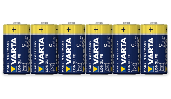 VARTA Baby-Batterie LONGLIFE, 6St.