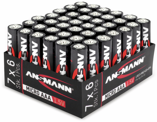 Ansmann Micro-Batterieset Alkaline, 42 Stück - Produktbild 3