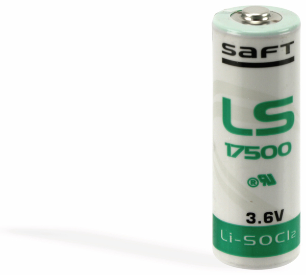 SAFT Lithium-Batterie LS17500, 3,6V, 3,6Ah, A(Bobbin)