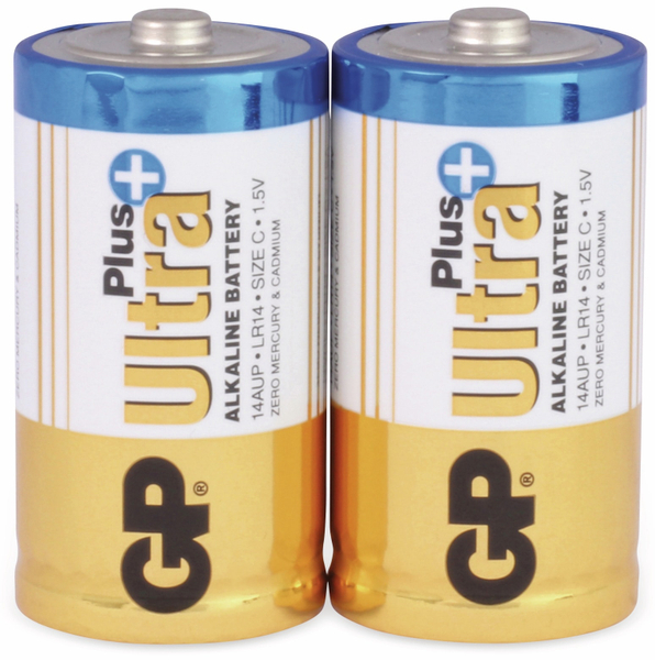 GP Baby-Batterien ULTRA PLUS ALKALINE, 2 Stück