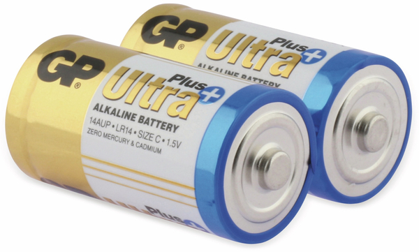 GP Baby-Batterien ULTRA PLUS ALKALINE, 2 Stück - Produktbild 2