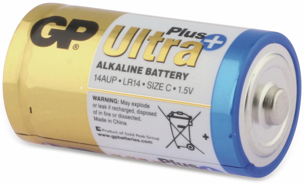 GP Baby-Batterien ULTRA PLUS ALKALINE, 2 Stück - Produktbild 4