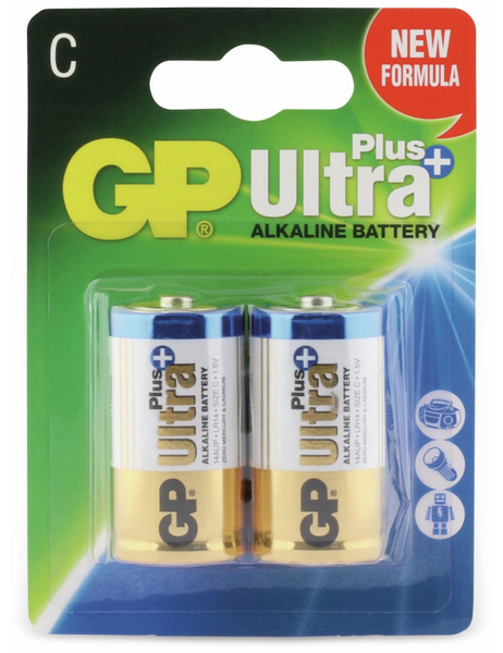 GP Baby-Batterien ULTRA PLUS ALKALINE, 2 Stück - Produktbild 5