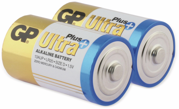 GP Mono-Batterien ULTRA PLUS ALKALINE, 2 Stück - Produktbild 2