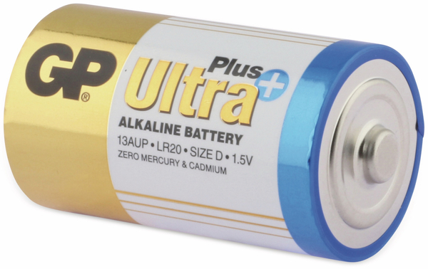 GP Mono-Batterien ULTRA PLUS ALKALINE, 2 Stück - Produktbild 3