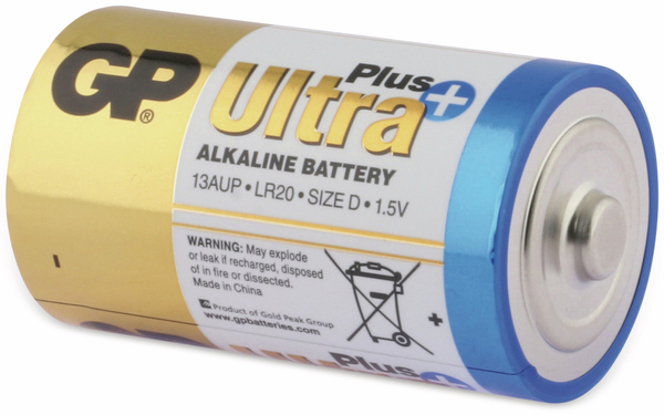 GP Mono-Batterien ULTRA PLUS ALKALINE, 2 Stück - Produktbild 4