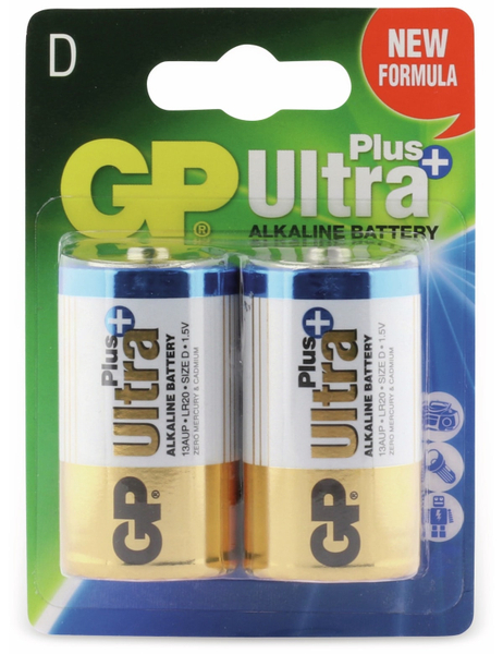 GP Mono-Batterien ULTRA PLUS ALKALINE, 2 Stück - Produktbild 5