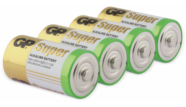 GP Baby-Batterie-Set SUPER Alkaline 4 Stück - Produktbild 2