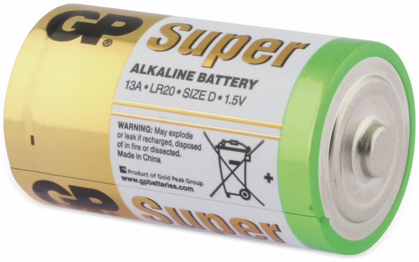 GP Mono-Batterie-Set SUPER Alkaline 4 Stück - Produktbild 4