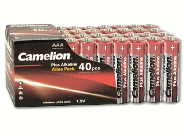 CAMELION Micro-Batterie-Set Plus Alkaline, 40 Stück