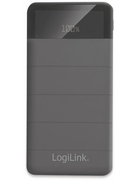 LogiLink USB-Powerbank PA0193, 10000 mAh, 3x USB Ausgang, schwarz - Produktbild 3
