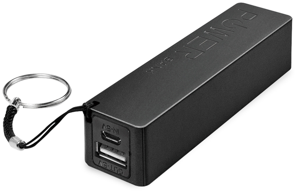LogiLink USB-Powerbank PA0156, 2200 mAh, 1x USB Port, Schlüsselanhänger