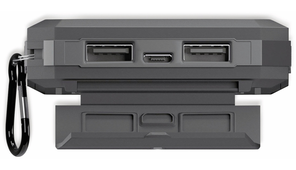GOOBAY USB Powerbank Outdoor Solar, 8000 mAh, schwarz, 49216 - Produktbild 6