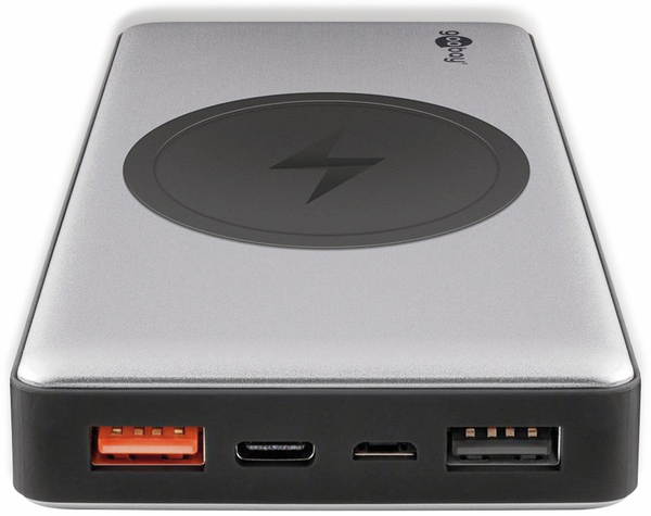 goobay USB Powerbank 55152, QC3.0, 10000 mAh, Aluminium