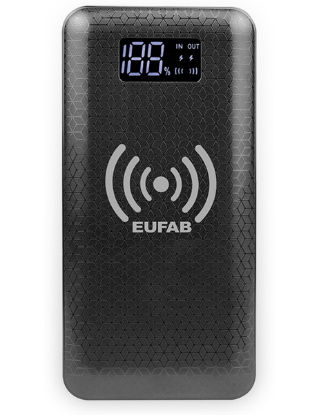 EUFAB USB Powerbank 16466, 10.000 mAh, Induktionslader - Produktbild 2