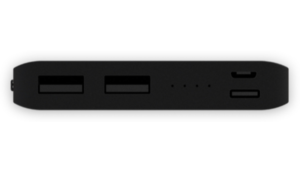 verico USB Powerbank PowerPal, 10.000 mAh, schwarz - Produktbild 2