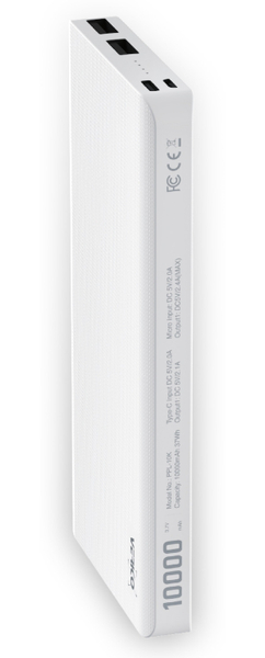 verico USB Powerbank PowerPal, 10.000 mAh, weiß - Produktbild 2