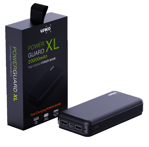 VERICO USB Powerbank Power Guard XL, 20.000 mAh, schwarz - Produktbild 5