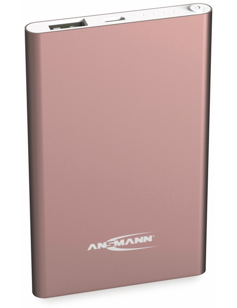 Ansmann USB Powerbank 4 Ah, rosa, 4.000 mAh