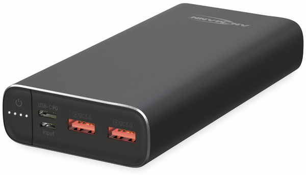 Ansmann USB Powerbank 20 Ah Type-C, 18 W PD, 20.000 mAh