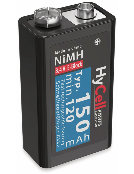 HYCELL NiMH-9V-Blockakku 150 mAh - Produktbild 2
