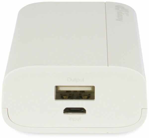 GP USB Powerbank B05A, 5.000 mAh, beige - Produktbild 5