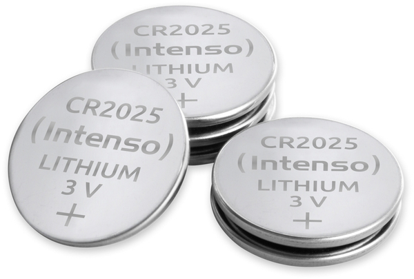 INTENSO Lithium-Knopfzelle CR2025, 6 Stück - Produktbild 2